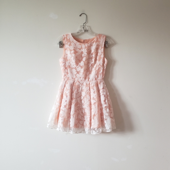 white floral skater dress